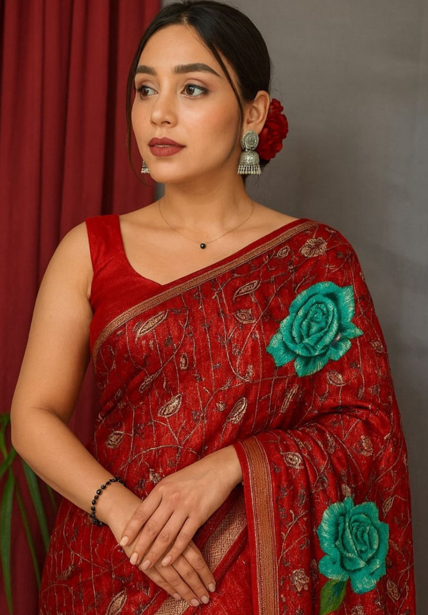 HEAVY DOLA RIKO SAREE